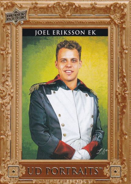 insert karta JOEL ERIKSSON EK 23-24 UD Ser. 1 Portraits číslo P-27